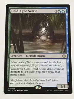 MTG Commander: The Lost Caverns of Ixalan Cold-Eyed Selkie 0266 NM Rare - Image 1