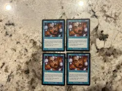 Mtg Daze x4 - Magic the Gathering Daze Playset Played-Hp - Image 1