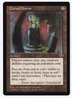 MTG Cursed Totem Mirage LP - Image 1