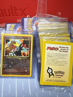 SEALED Entei WotC Black Star Promo 34 Holo Pokemon TCG - Image 1