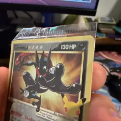 Pokemon Greninja Gold Star SEALED SWSH144 Holo Celebrations NM #7 - Image 5