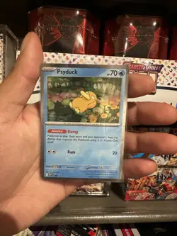 Pokemon TCG: Psyduck 007 Promo Mega Evolution Pack Fresh NM Holo - Image 1