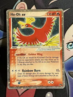 Ho-Oh ex 17/17 POP Series 3 Promo Ultra Rare Holo Pokemon Card - Image 1