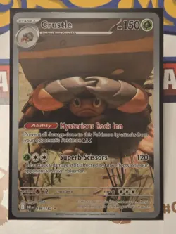 Pokemon TCG Crustle 186/182 Destined Rivals Full Art Holo - Image 5