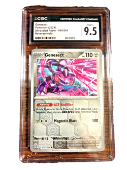 Genesect Reverse Holo #040 - CGC MINT+ 9.5 - 2024 Shrouded Fable - Pokemon TCG - Image 1