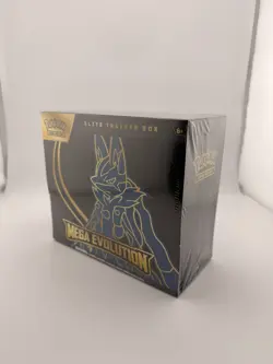 Pokemon TCG Mega Evolutions Elite Trainer Box Lucario Art New Sealed ETB - Image 1