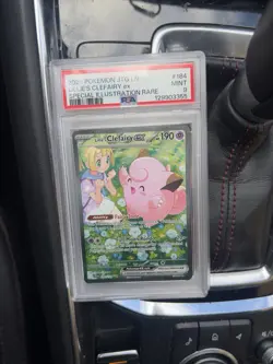 2025 POKEMON JTG EN-JOURNEY TOGETHER #184 LILLIE'S CLEFAIRY EX PSA 9 - Image 1