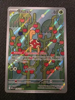 Pokemon TCG Shuckle 136/132 Mega Evolution Illustration Rare *Near Mint* - Image 1