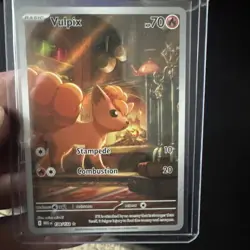 POKEMON MEGA EVOLUTION ILLUSTRATION RARE VULPIX 138/132 ENGLISH MINT FULL ART - Image 1