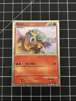 Entei [Holo Promo] #HGSS20 | 2010 Pokemon Heartgold & Soulsilver (LP) - Image 1