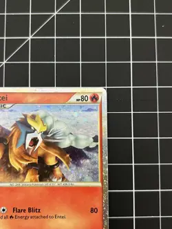 Entei [Holo Promo] #HGSS20 | 2010 Pokemon Heartgold & Soulsilver (LP) - Image 2