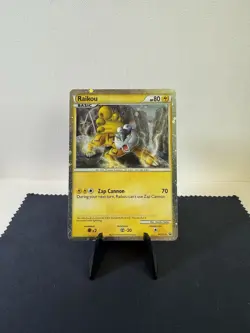 Pokemon TCG: 2010 HGSS Black Star Promos Raikou HGSS19 LP - Image 2