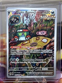 Pokemon TCG Paradox Rift - Brute Bonnet Illustration Rare #207/182 - Image 1