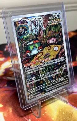 Pokemon TCG Paradox Rift - Brute Bonnet Illustration Rare #207/182 - Image 4