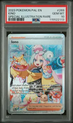 2023 POKEMON PAL EN-PALDEA EVOLVED SPECIAL ILLUSTRATION RARE #269 IONO PSA 10 - Image 1
