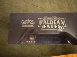 Factory Sealed Paldean Fates Pokemon Center ETB - Image 2
