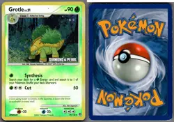 2007 Pokemon, Diamond & Pearl BK, #49/130 Grotle Lv. 21, Reverse Holo Uncommon - Image 1