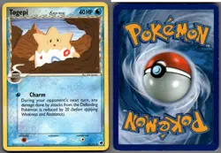 2006 Pokemon, EX Dragon Frontiers, #41/101 Togepi Delta Species, Uncommon - Image 1