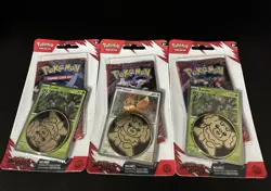 Pokemon Destined Rivals Single Pack Blister Lot of 3 - Image 1