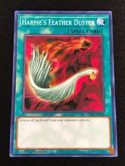 Yugioh Harpie's Feather Duster SDBT-EN026 1st Common (NM) - Image 1