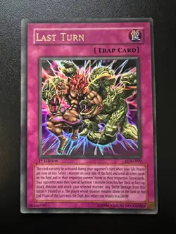 Last Turn LOD-099 Ultra Rare 1st Edition VG/Near Mint Yugioh - Image 1