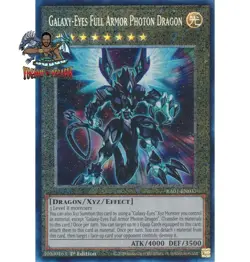 Yugioh! 1x Galaxy Eyes Full Armor Photon Dragon RA01-EN037 Collector's Rare NM - Image 1