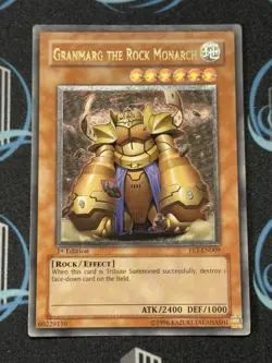 Yugioh Granmarg the Rock Monarch fet-en009 1st Edition Ultimate MP - Image 1