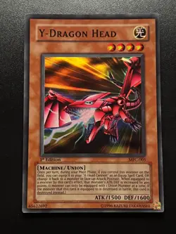 Y-Dragon Head MFC-005 Super Rare 1st Edition Light Play+ Yugioh - Image 1