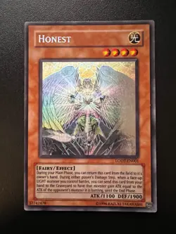 Honest LODT-EN001 Ghost Rare Unlimited Moderate Play Yugioh - Image 1