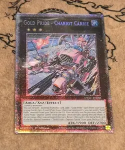Yugioh Gold Pride - Chariot Carrie CYAC-EN088 1st Edition Starlight Rare LP - Image 1