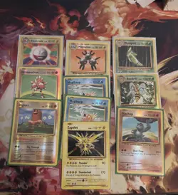 XY Evolutions Pokemon Lot of 10 Holo and Reverse Holo Cards holo Zaptos - Image 1