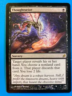 MTG 1x Thoughtseize # 145 Lorwyn Modern Magic the Gathering Card x1 LP - Image 1