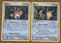 Pokemon Cards Sentret Furret Set Ex Team Rocket Returns /109 Rare - Image 1