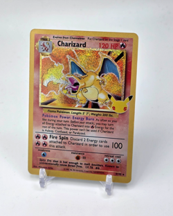 Custom SPARKLING HOLO Charizard Card READ DESCRIPTION BELOW - Image 1