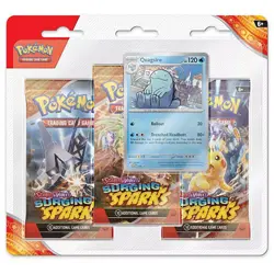 Pokemon Cards - S&V: Surging Sparks -QUAGSIRE BLISTER PACK (3 Boosters & 1 Foil) - Image 1
