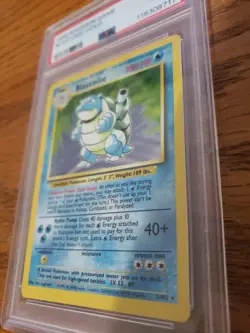 1999 Pokemon TCG Blastoise Holo Rare Card Base Set 2/102 PSA 6 - Image 5