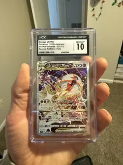 CGC 10 Deoxys VSTAR 223/172 SAR VSTAR Universe s12a Japanese Pokemon Card - Image 1