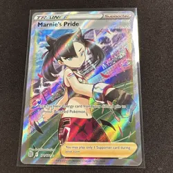 Pokemon TCG Marnie's Pride Brilliant Stars 171/172 Full Art Trainer NM Card - Image 1