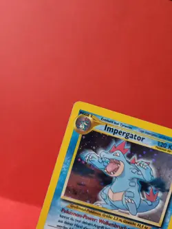 Pokemon Karte/card Feraligatr Impergator 5/111 Neo Genesis Holo Swirl Excellent - Image 2