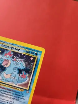 Pokemon Karte/card Feraligatr Impergator 5/111 Neo Genesis Holo Swirl Excellent - Image 3