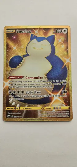 Snorlax Secret 224/198 Holo Card PSA 10 Sword & Shield Chilling Reign 2021 - Image 1