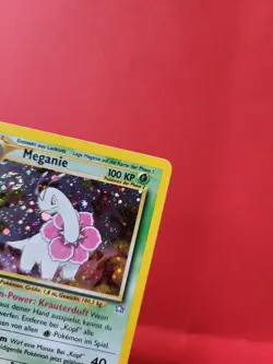 Pokemon Karte/card - Meganie Meganium 10/111 - Holo Neo GENESIS Swirl Near Mint+ - Image 3