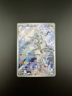 Pokemon TCG N's Reshiram Card 167/159 Stamped Illustration Rare Promo - Image 3