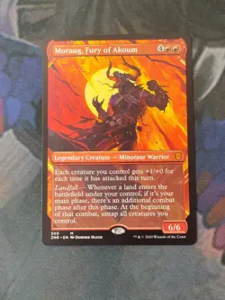 Moraug, Fury of Akoum - Showcase | Zendikar Rising | % Off 2+* | NM | MTG - Image 1