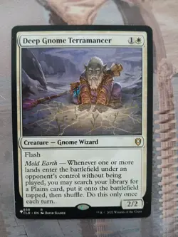 Magic The Gathering Deep Gnome Terramancer The List LP White - Image 1
