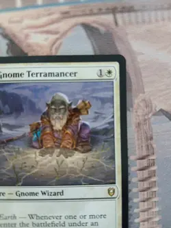 Magic The Gathering Deep Gnome Terramancer The List LP White - Image 3