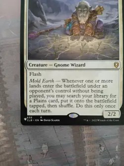 Magic The Gathering Deep Gnome Terramancer The List LP White - Image 4