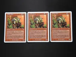 3x Goblin King HP/POOR [7th Edition] Mtg Magic Free Tracking! - Image 1