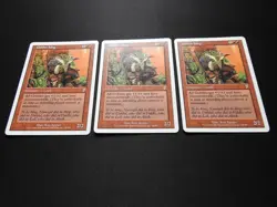 3x Goblin King HP/POOR [7th Edition] Mtg Magic Free Tracking! - Image 2