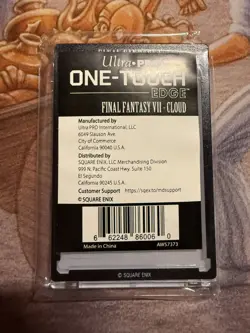 MTG FINAL FANTASY VII CLOUD Ultra Pro One-Touch Edge Square Enix NEW SEALED - Image 2